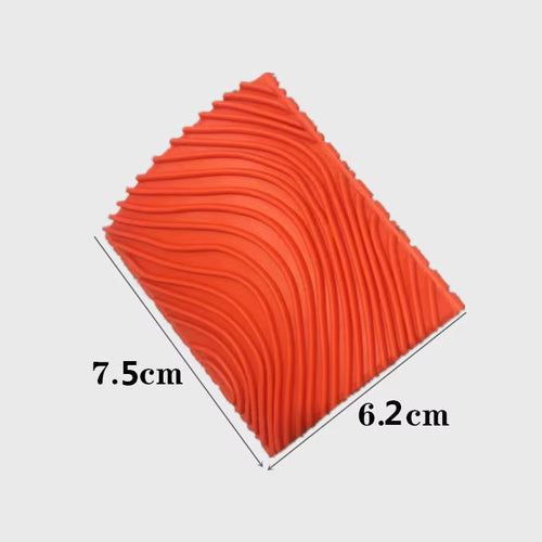 Rubber Roller Brush Imitation Wood Wall Painting Machine DIY Texture Roller Art Paint Brush for Home Decoration Painting Tools