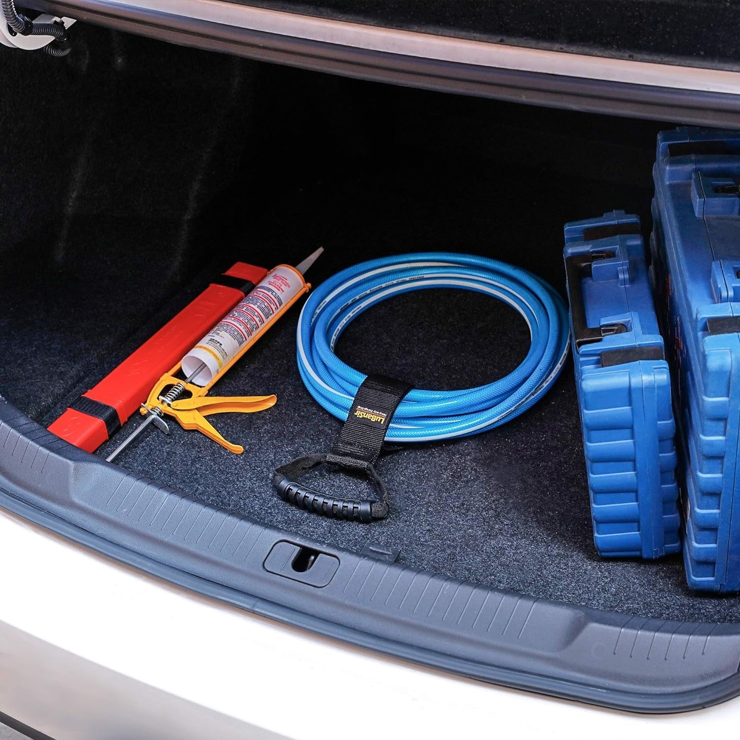 Extension Cord Storage Straps, 28" (2 Pack) Heavy - Duty Hook and Loop Straps with Carrying Handle Fit Extension Cord, Garden Water Hoses and Garage Tool - Brahouse