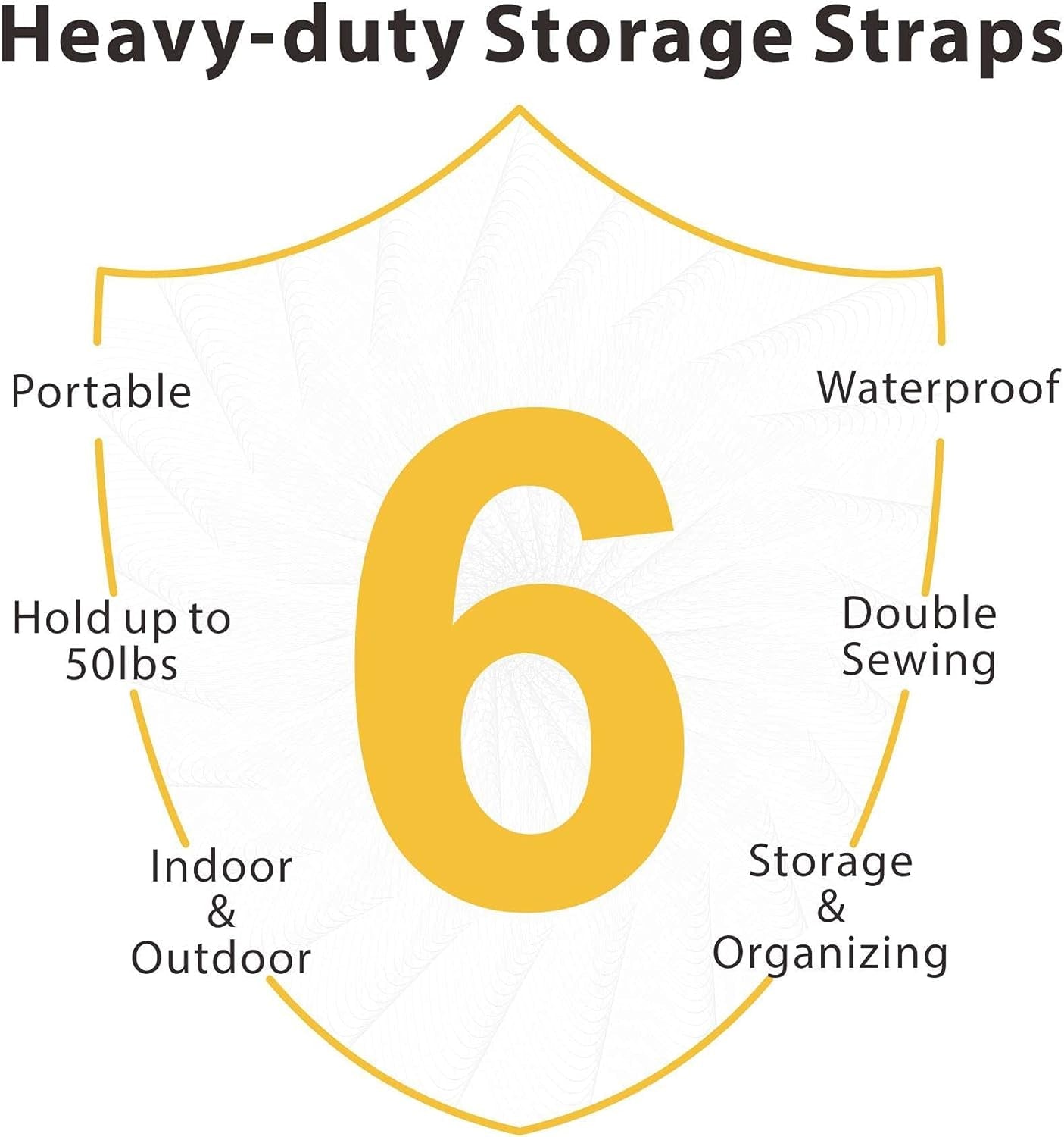 Extension Cord Storage Straps, 28" (2 Pack) Heavy - Duty Hook and Loop Straps with Carrying Handle Fit Extension Cord, Garden Water Hoses and Garage Tool - Brahouse