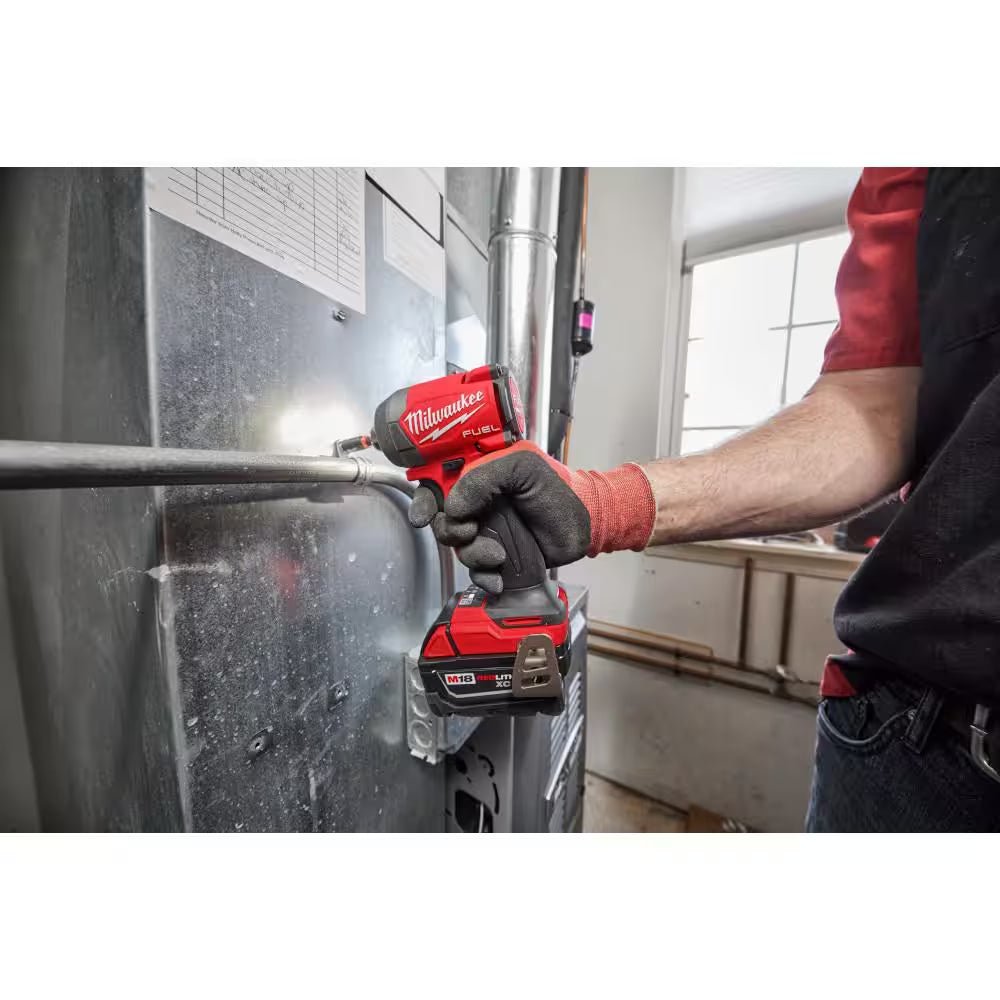M18 Fuel 18 - V Lithium - Ion Brushless Cordless 1/4 In. Hex Impact Driver Kit W/(3) 5.0 Ah Batteries, Charger & Hard Case - Brahouse