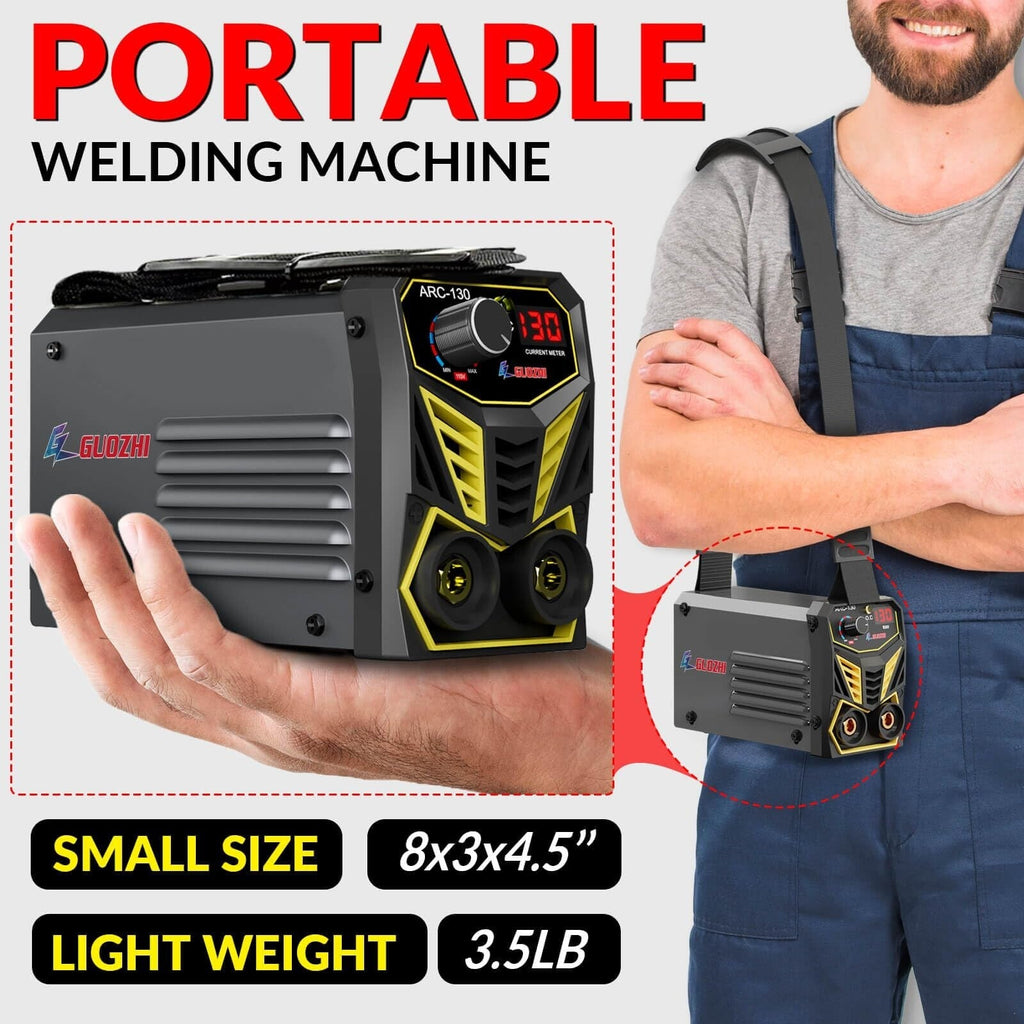 Stick Welder Small Mini Portable, 110V 130A ARC MMA Welding Machine with 10Ft... - Brahouse