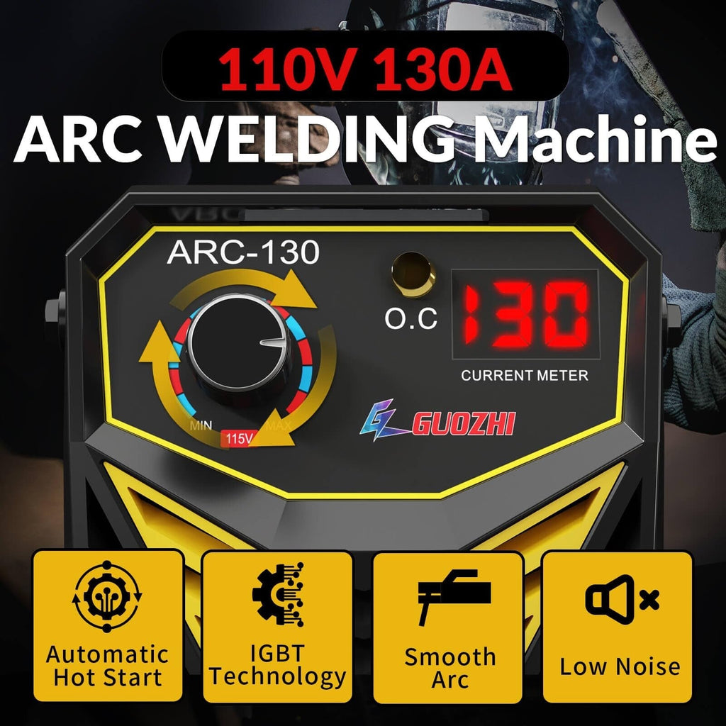 Stick Welder Small Mini Portable, 110V 130A ARC MMA Welding Machine with 10Ft... - Brahouse