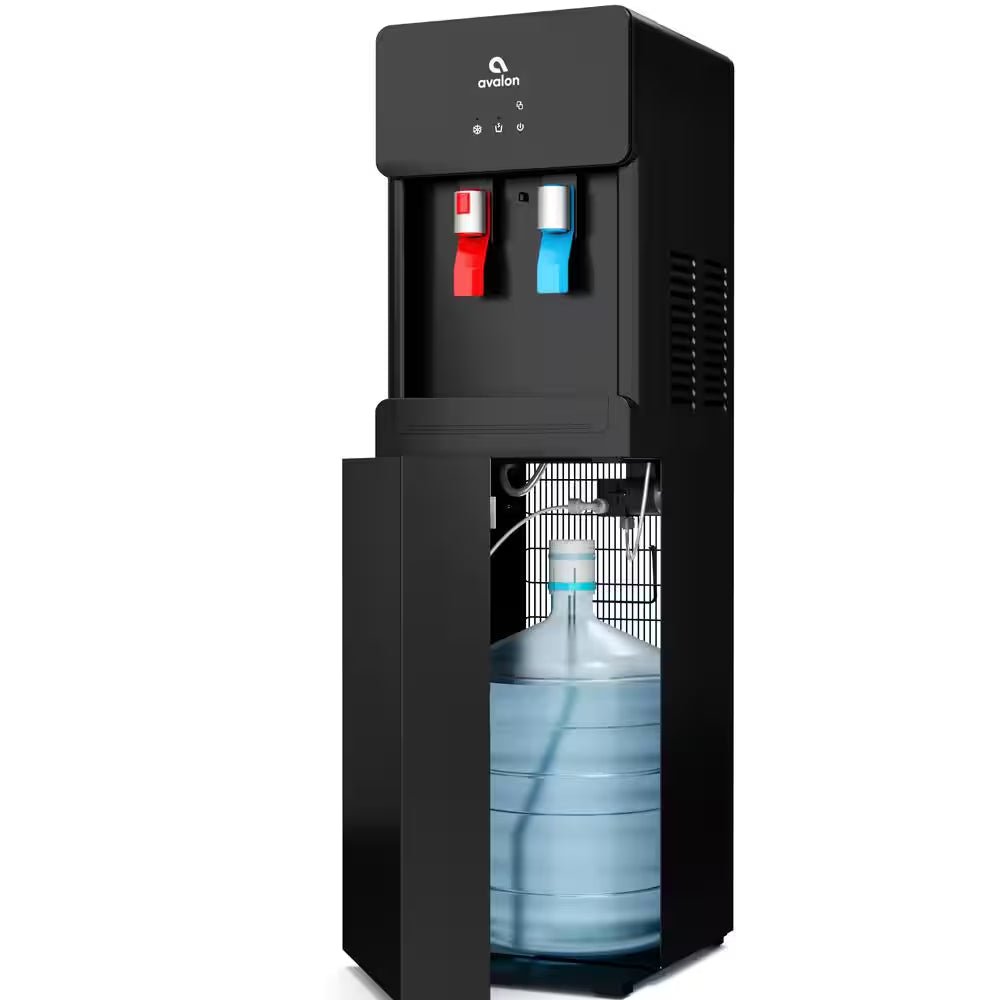 Touchless Bottom Loading Water Cooler Dispenser, Hot & Cold Water, Ul/Energy Star - Black - Brahouse